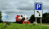 "Parking" signs near Banbridge - Geograph - 2000991.jpg