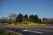 Rushpark roundabout, Whiteabbey - Geograph - 384108.jpg