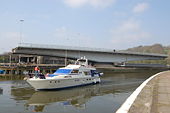 Cumberland basin swing bridge at work - Geograph - 767419.jpg