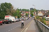 Looking east on Cobden Bridge, Southampton - Geograph - 415194.jpg