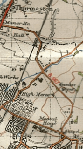 B667 (Humberstone - Thurmaston) map.png