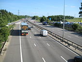 M1 Motorway at Toddington Services - Geograph - 871915.jpg