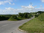 A4222 south of Brynsadler - Geograph - 877020.jpg