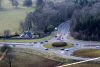 Bankfoot Roundabout from Idzholm Hill - Geograph - 3450741.jpg