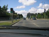 R113 westbound, Grange Road, Rathfarnham just before "green route" upgrade works section. - Coppermine - 11855.JPG