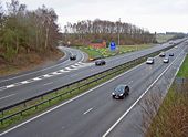 Junction 5 on the M2 motorway - Geograph - 733406.jpg