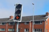 Askew Traffic Signal Head at Strands Junction, Ennis Road Limerick on 20141012 114403 Sunday 01.JPG