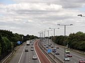 Motorway Traffic - Geograph - 1464292.jpg