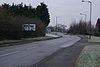 Approach to the roundabout on the A429 - Geograph - 1205100.jpg