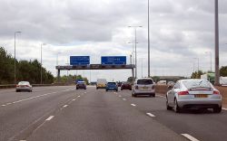 M5 approaching Junction 30 (C) Julian P Guffogg - Geograph - 3649308.jpg