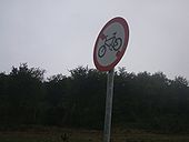 No cyclists allowed on N1 - Coppermine - 19856.JPG