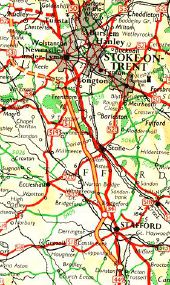 Scans from Oldhams 'NEW' Road Atlas (1963) 6. M6 - Coppermine - 238.jpg