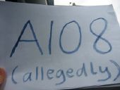 A1083 - 1 - Home made sign for A108 - Coppermine - 1590.JPG