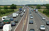 Stranded car just before M40 J10 - Coppermine - 13121.jpg