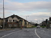 Approaching R120, leaving Adamstown (new town) - Coppermine - 16090.JPG