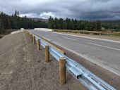 A939 Gairnshiel Bridge - reverse of barrier August 2023.jpg