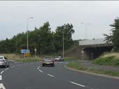 A449 roundabout, M54 junction 2 - Geograph - 2056680.jpg