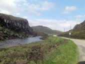 A832 runs beside Am Feur-Loch (C) Stuart Logan - Geograph - 2473403.jpg