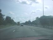 M6 southbound, between J16 and Keele MSA - Coppermine - 3199.jpg