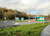 Northern edge of Coldra Roundabout, Newport - Geograph - 1592392.jpg