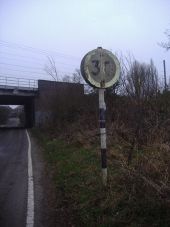 Pre-Worboys 30mph on Bull's Lane, Welham Green - Geograph - 2234680.jpg