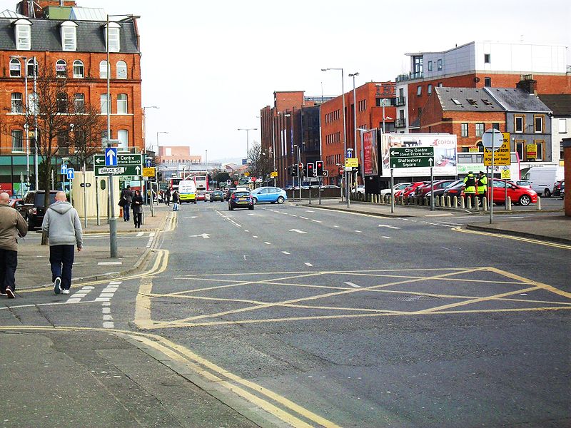 File:Bruce Street (western end), Belfast - Geograph - 1736277.jpg