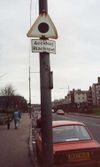 Accident Blackspot sign in Glasgow - Coppermine - 23315.jpg