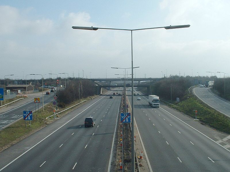 File:J30 looking south from the B1335 Stifford Rd. - Coppermine - 5089.jpg