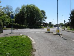 Roundabout at the junction of North Bersted Street and Rowan Way - Geograph - 3466950.jpg