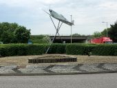 Replica Spitfire near Southampton Airport - Geograph - 5797093.jpg