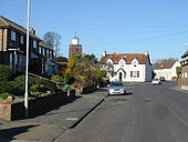 Looking NW along Manor Road, the B2056 at Upper Deal - Geograph - 705640.jpg