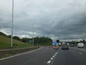 Sliproad off the M25 clockwise at junction 26 - Geograph - 4046939.jpg