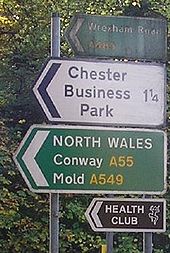 Signs at Overleigh roundabout - Coppermine - 21637.jpg