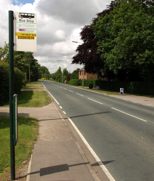 File:The A1033 main road in Camerton - Geograph - 1345009.jpg