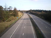 The M54 - southeast-wards - Geograph - 1732312.jpg