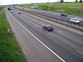 M1 at junction 8 - Geograph - 176766.jpg