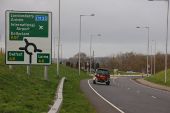 Ballynure roundabout (2) - Geograph - 316029.jpg