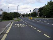 Bus Stop on Wide Lane (C) Shaun Ferguson - Geograph - 947811.jpg