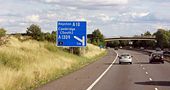 M11 approaching junction 11 - Geograph - 1486346.jpg