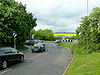 Approaching the A40-A449 roundabout - Geograph - 1307423.jpg