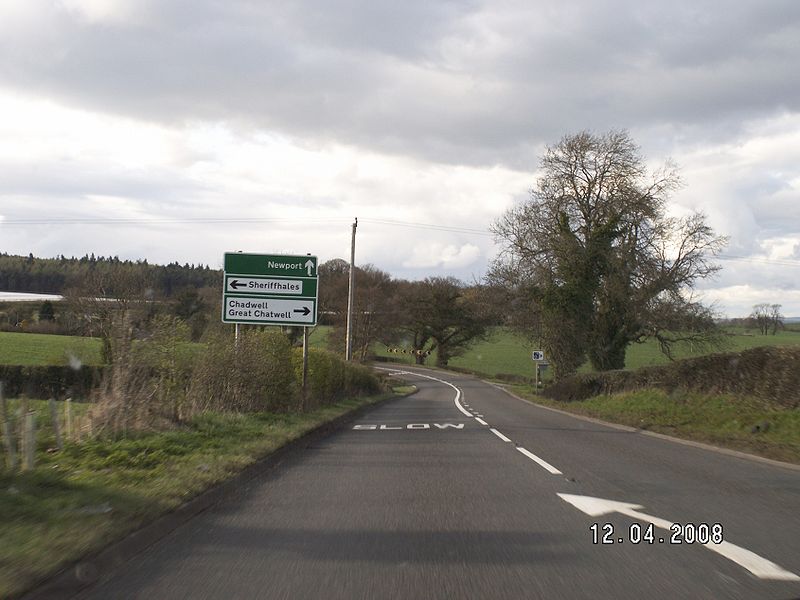 File:A41 near Newport.jpg