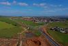 A77 Maybole Bypass - Broomknowes Roundabout aerial from south east.jpg