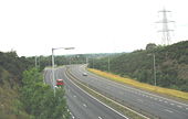 The Anglesey bound A55 Expressway - Geograph - 550957.jpg