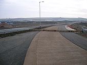 Gonerby Moor Improvements - New Northbound Slip Off - Coppermine - 16269.jpg