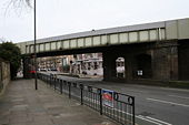 Railway bridge, London Road, Isleworth - Geograph - 744580.jpg
