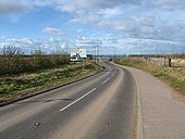 Looking back on the B6370 - Geograph - 1221106.jpg