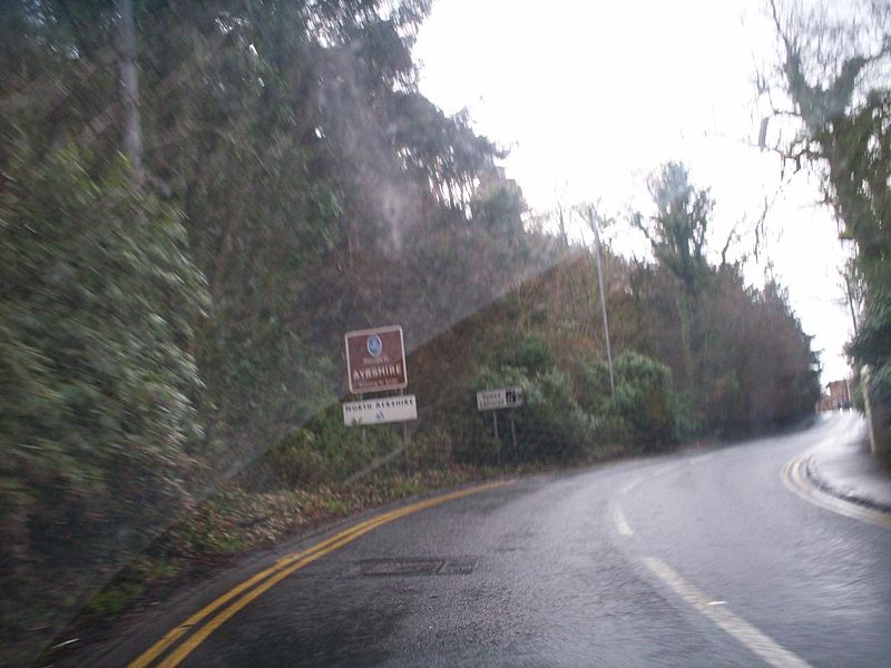 File:Ayrshire border sign on A78.jpg