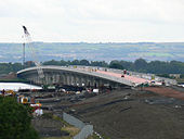 Clackmannanshire Bridge Works - Geograph - 1274043.jpg