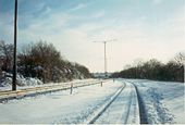 A45 empty of traffic, 1990 - Geograph - 164481.jpg