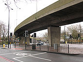 Bricklayers Arms flyover (2) - Geograph - 1766302.jpg
